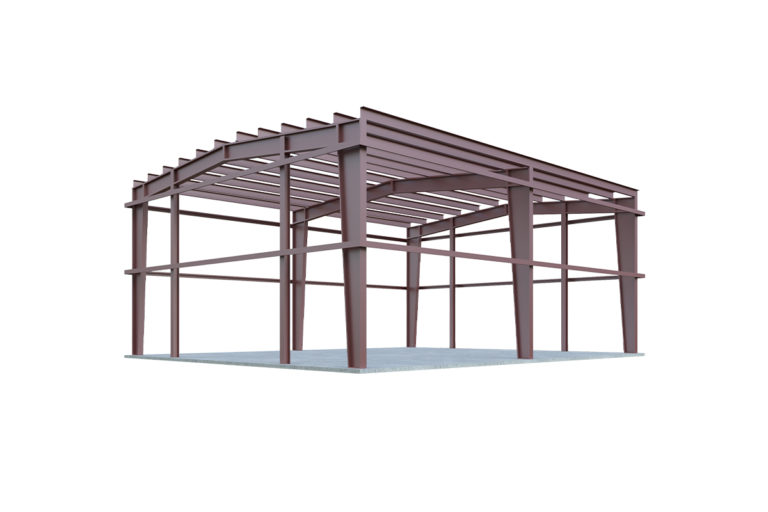 20x24 Metal Building Primary and Secondary Framing