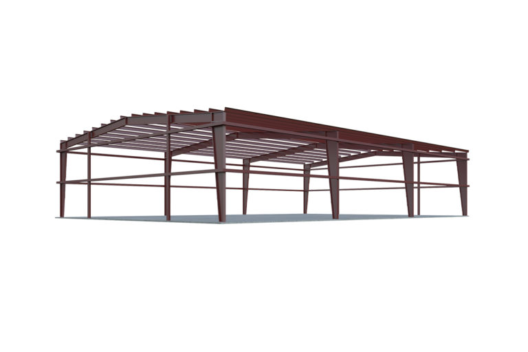 40x60 Metal Building Primary and Secondary Framing
