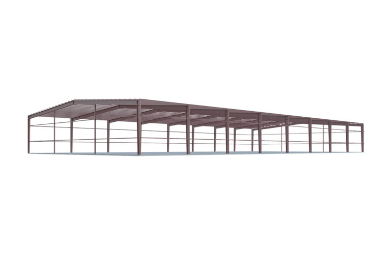 80x160 Metal Building Primary and Secondary Framing