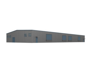 80x160 Metal Building System with Components