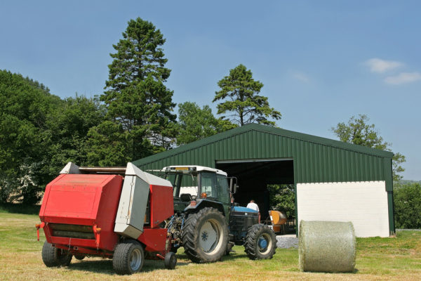 Capital Steel Metal Farm Building for Tractor Storage