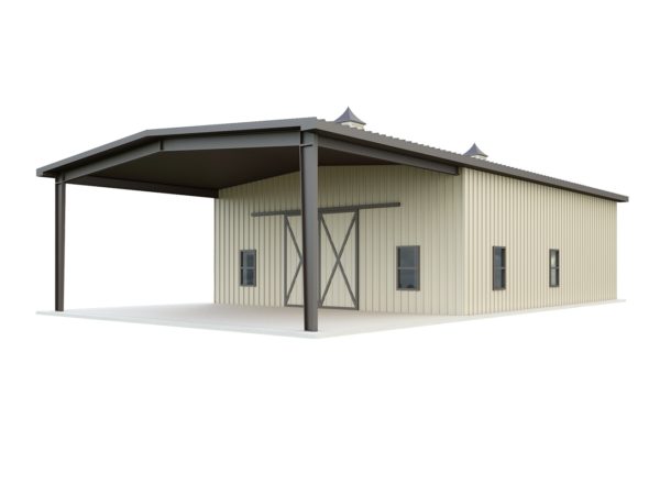 This is an image of a Capital Steel metal barn.