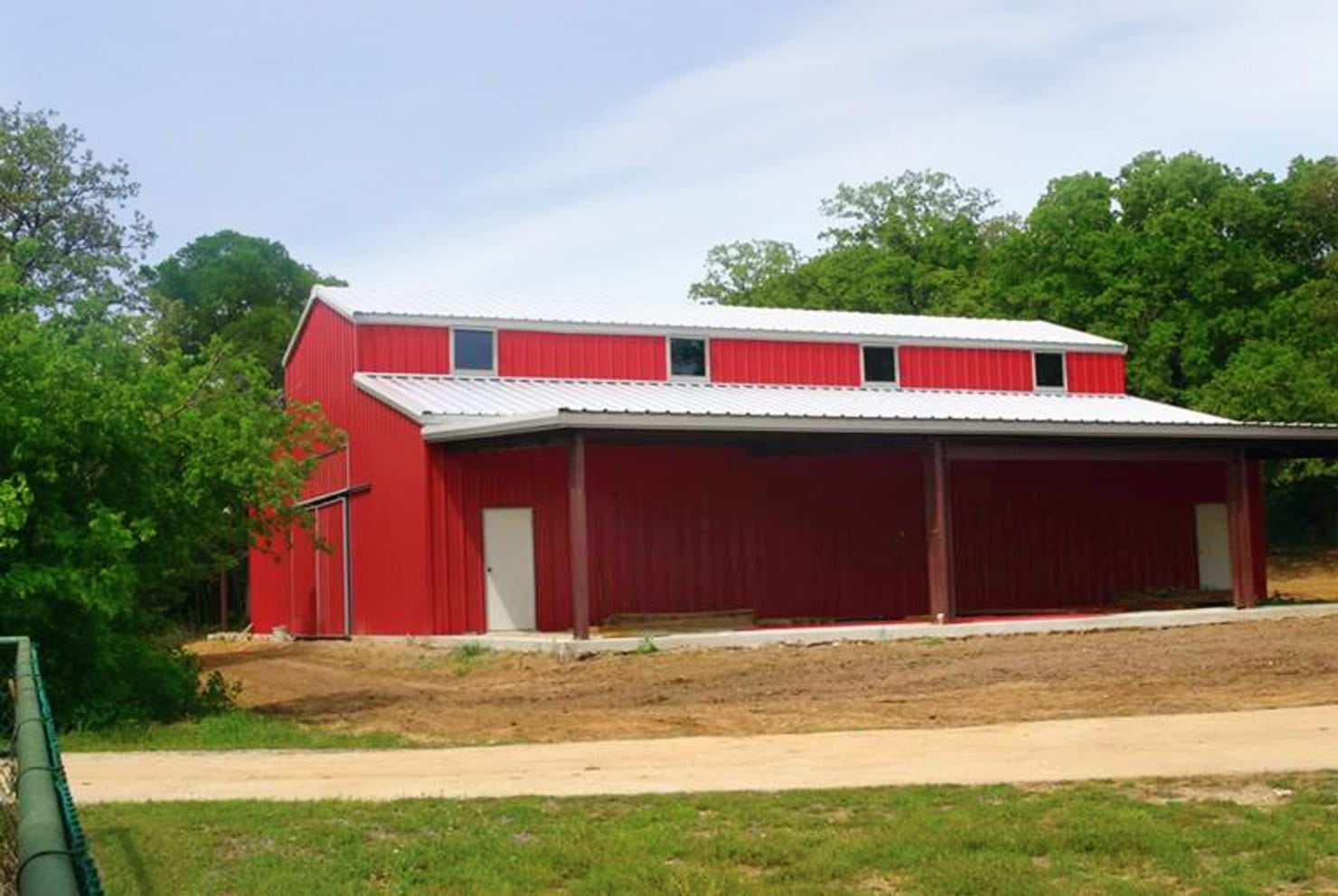 Capital Steel barn's (like the red one pictured here) typically have open floor plans, making them perfect to custom tailor your dream home!