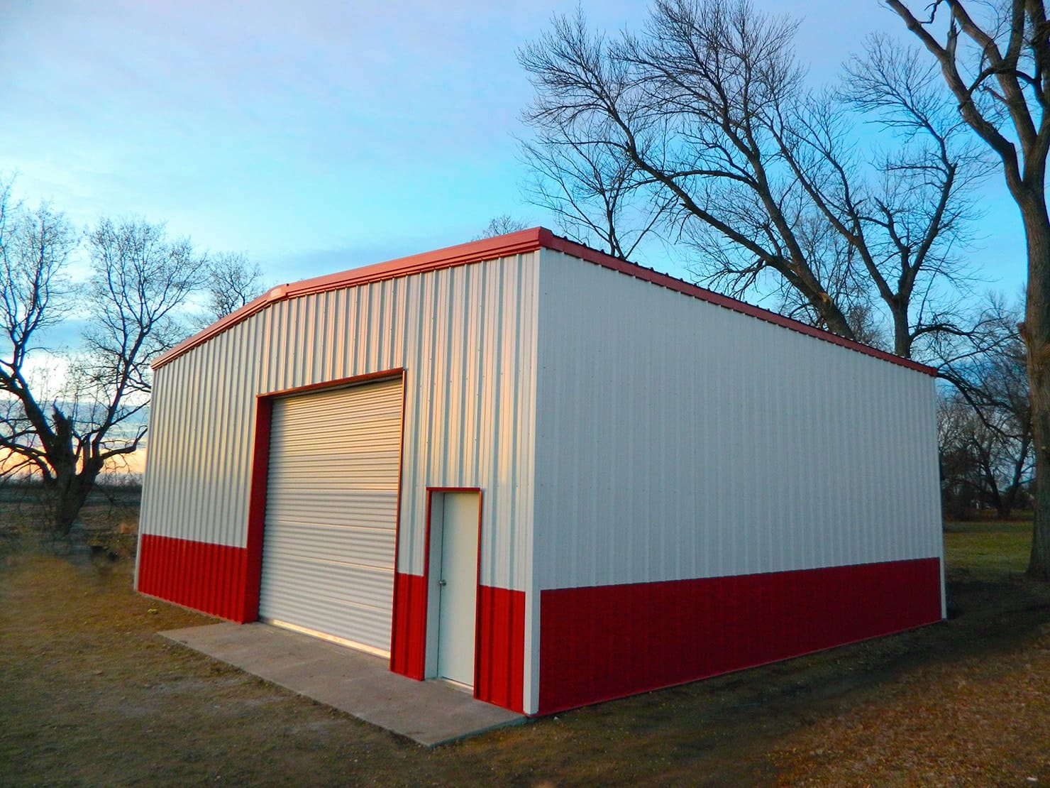 It may not always be guaranteed, but there are steps you can take to get your metal structure HOA approved in MD. This is an image of a steel shed.