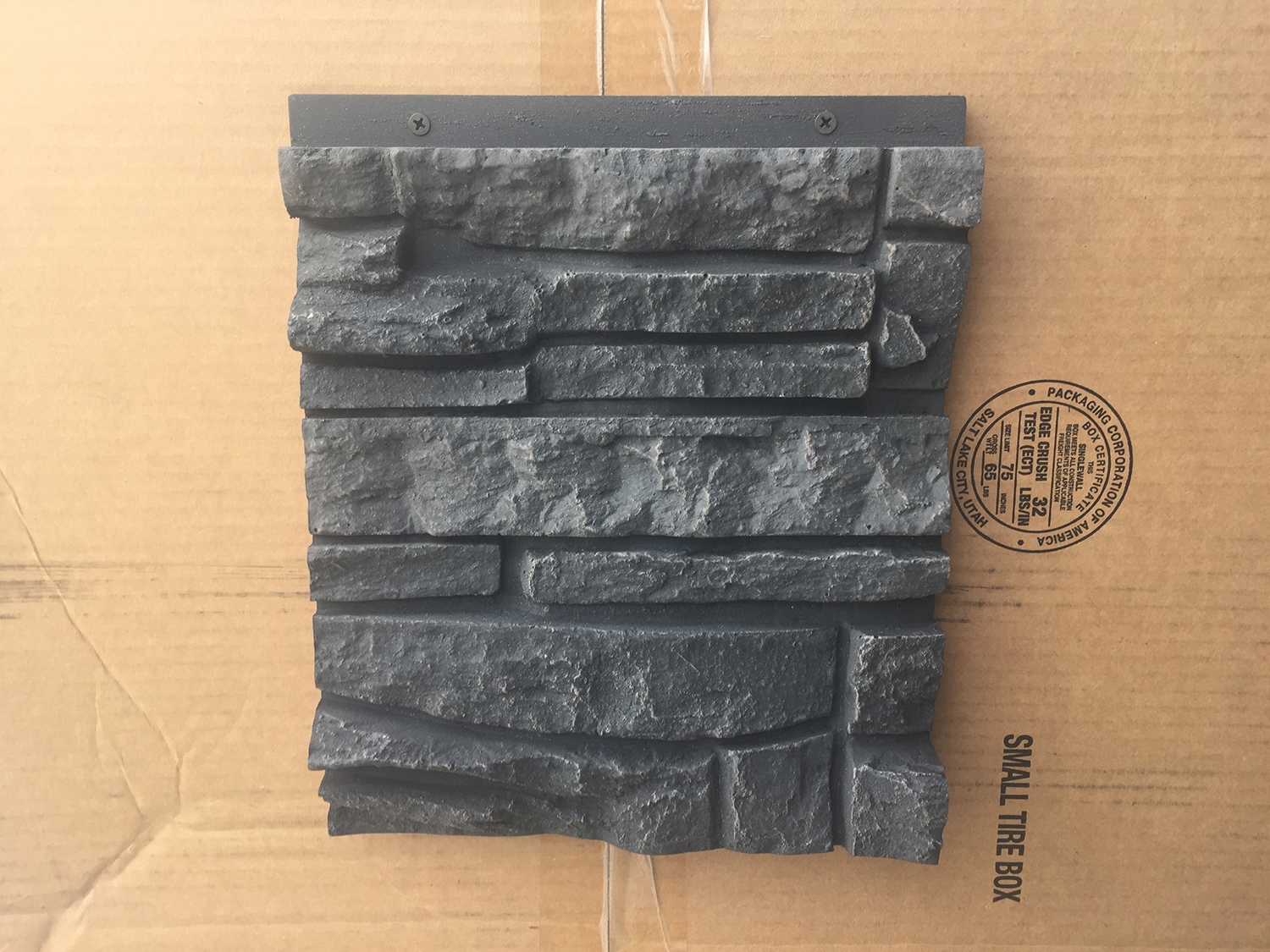 Faux Stone wall sample